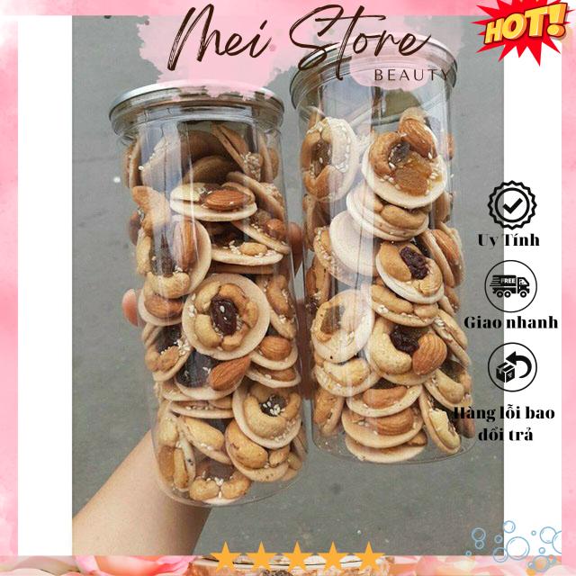 [GIẢM 5% ĐƠN 129K]Bánh Đồng Tiền Mix Hạt Điều 350g