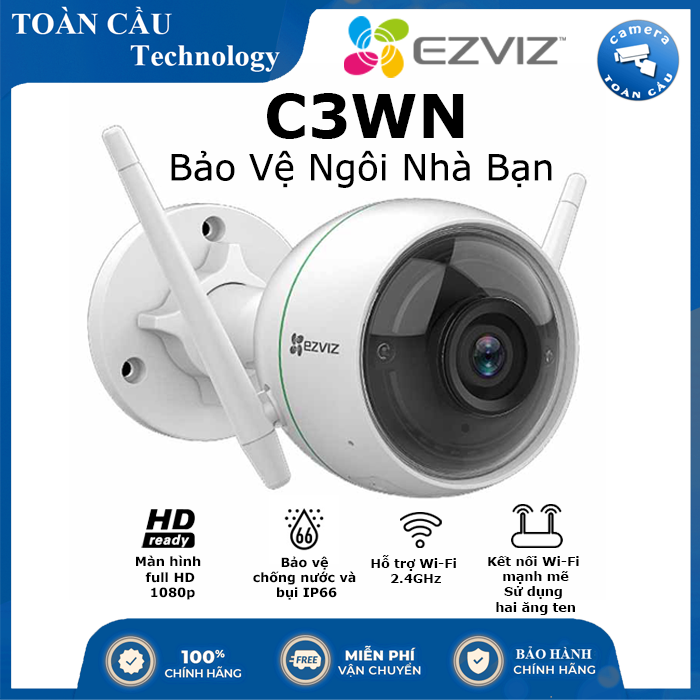 Camera ip wifi ezviz c3wn 2.0mp 1080p – camera giám sát an ninh không dây - cs-cv310 a0-1c2wfr – camera toàn cầu
