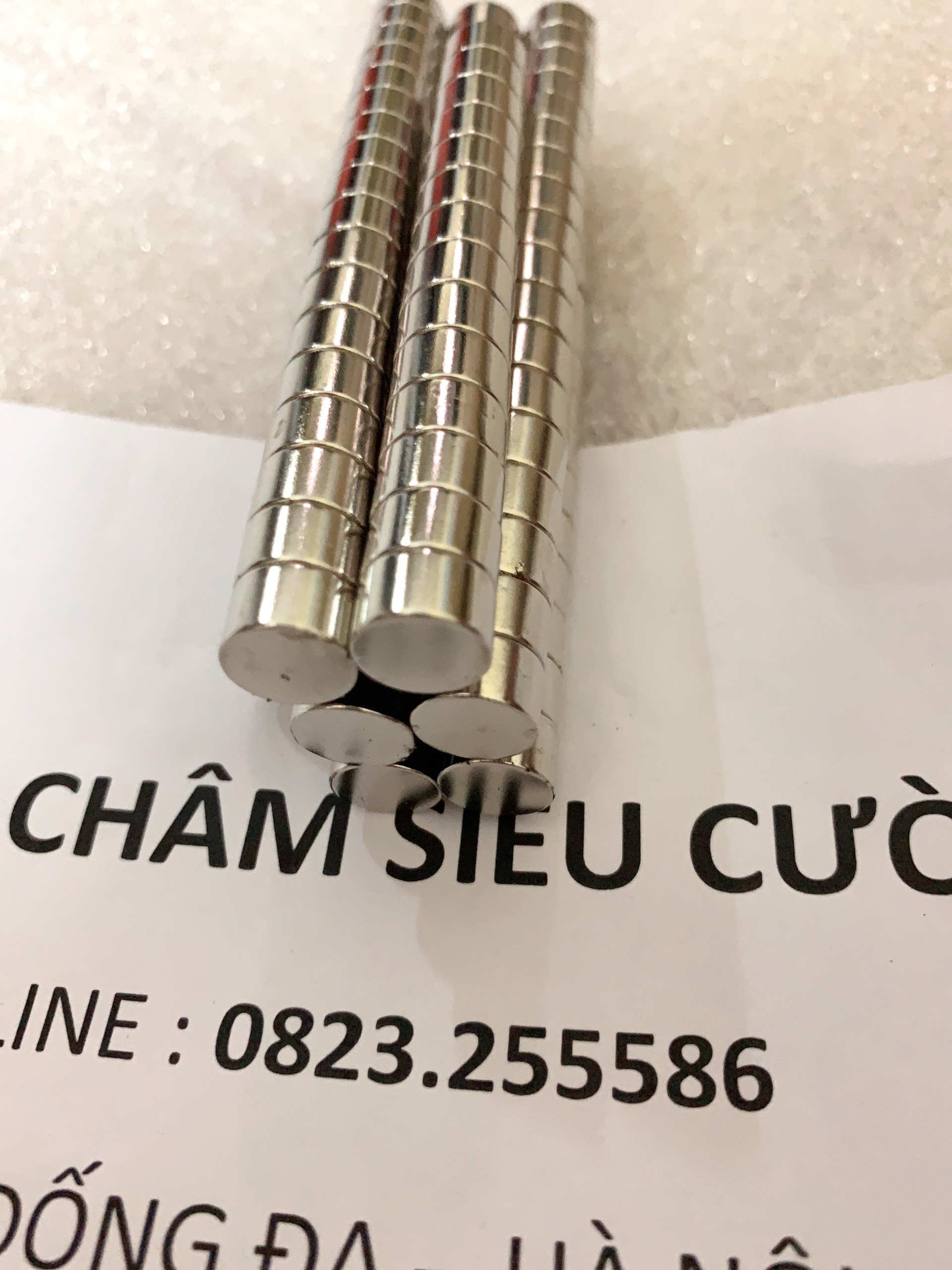 Nam châm viên 10x6mm đất hiếm