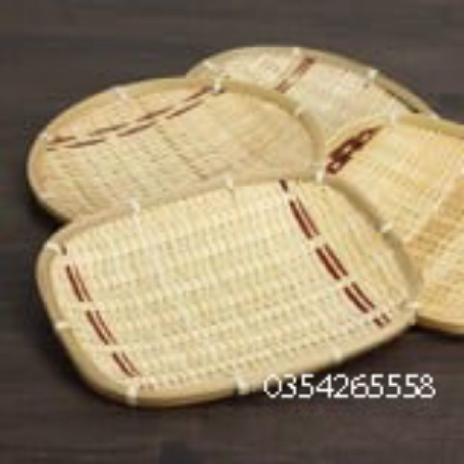 mẹt tre| đĩa tre trang trí đồ ăn, chụp hình