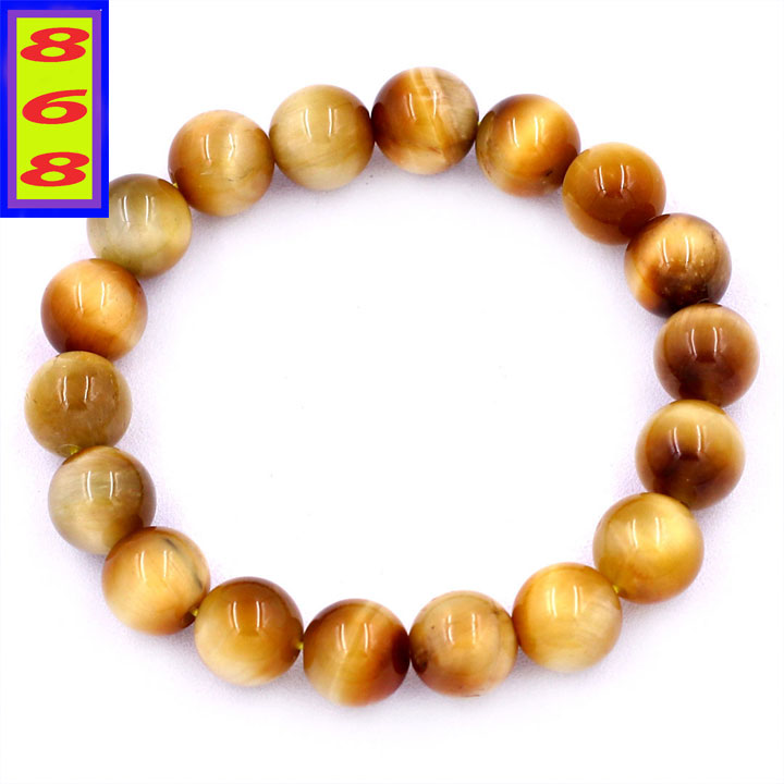 [HCM] hand chain stone tiger eye gold size 10 cups-Case par-breaking par needle size medium, bracelet bead chain, chain ring feng shui