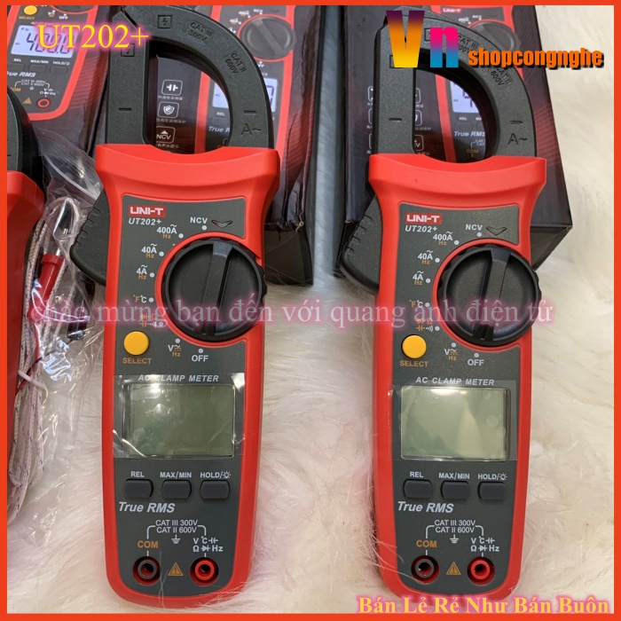 UT202+ Ampe kìm điện tử Uni-Trend có đo nhiệt độ 400A