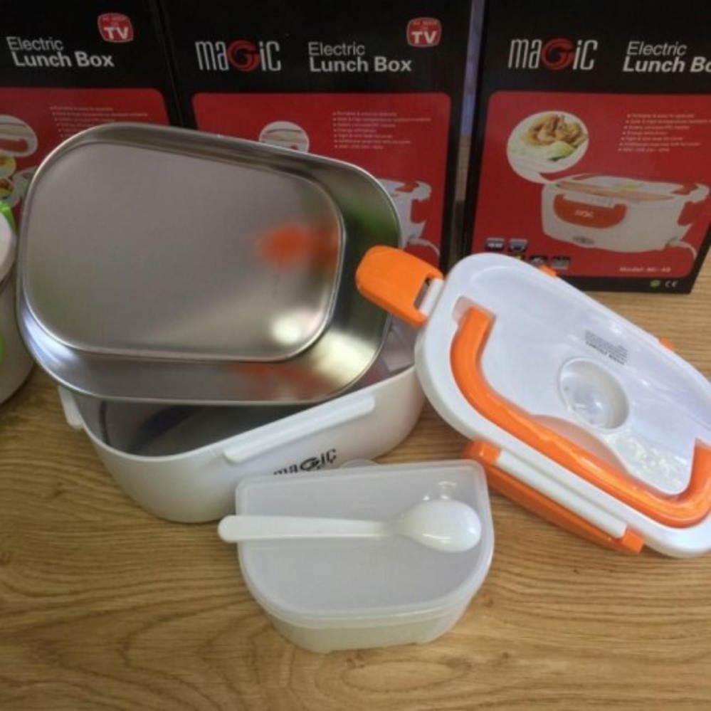 Hộp cơm cắm điện magic lõi inox