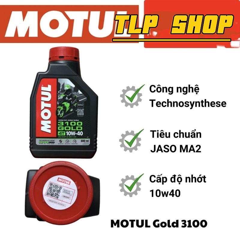 DẦU NHỚT XE SỐ MOTUL 3100 GOLD