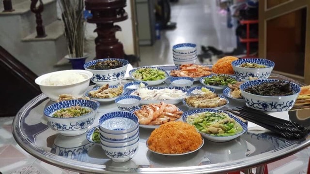 Bộ Bát Đĩa Bát Tràng Men Lam Cổ Mã 809 - 21 món
