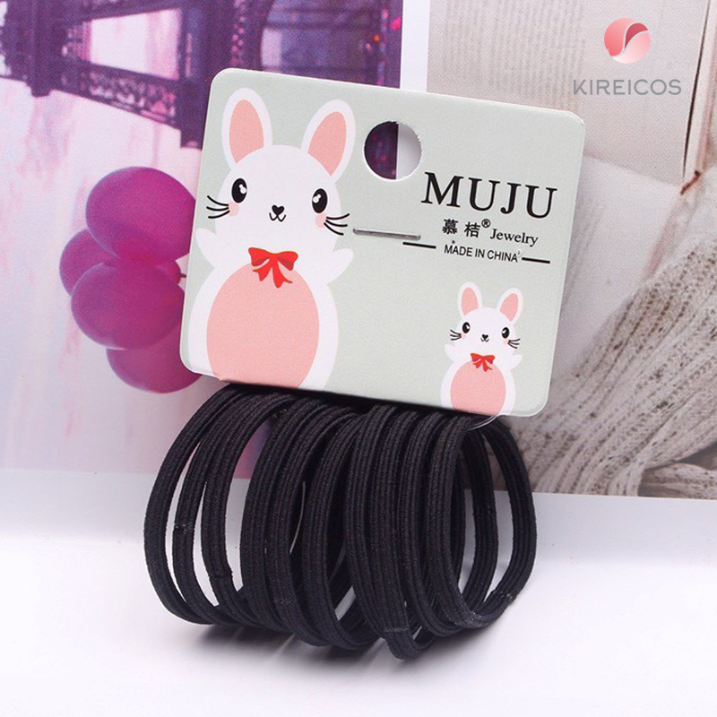 [HCM]Set 10 Dây Cột Tóc Cho Bé Nhiều Màu B266 - kireicos