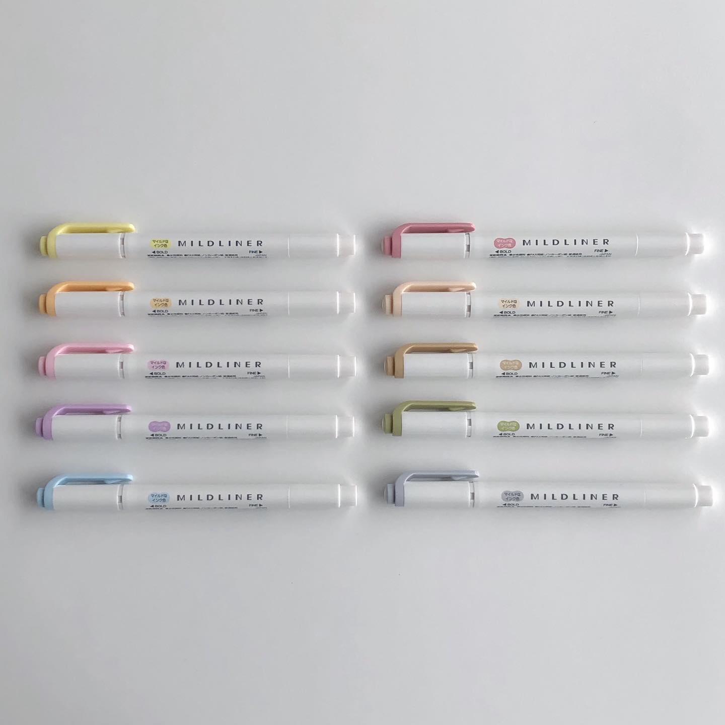 Bút đánh dấu highlight Zebra Mildliner - Màu mới 2022