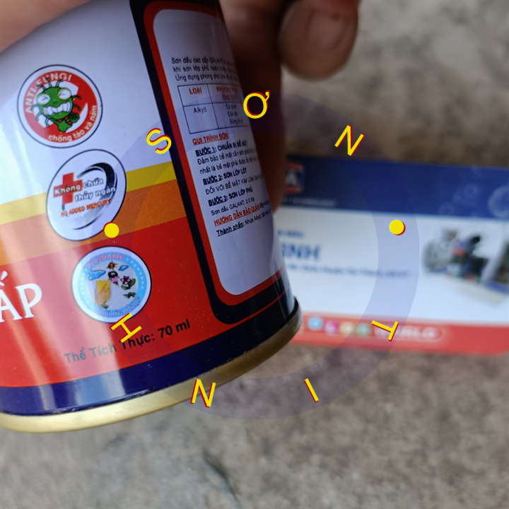 SƠN DẦU GALANT MÀU Trắng 70ML