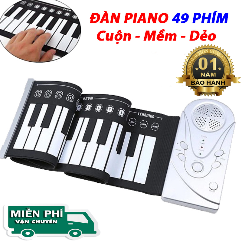 2021 HÀNG HOT Đàn PIANO 49 Phím Cuộn Dẻo Cao Cấp