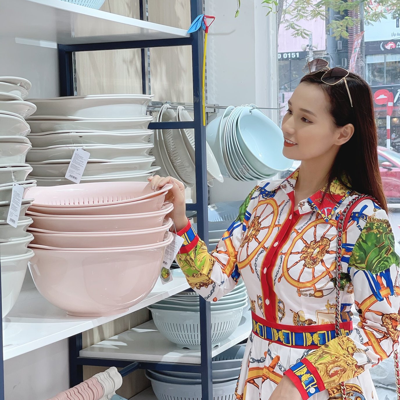Bộ thau rổ cao cấp Inochi 30cm (phong cách tiêu chuẩn Nhật) [HCM-Giao hoả tốc 2h]