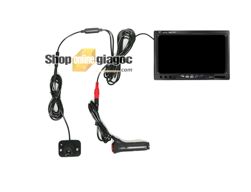 Combo 2 Camera Cập Lề Trái Phải + Màn Hình 7 Inch 1024x600