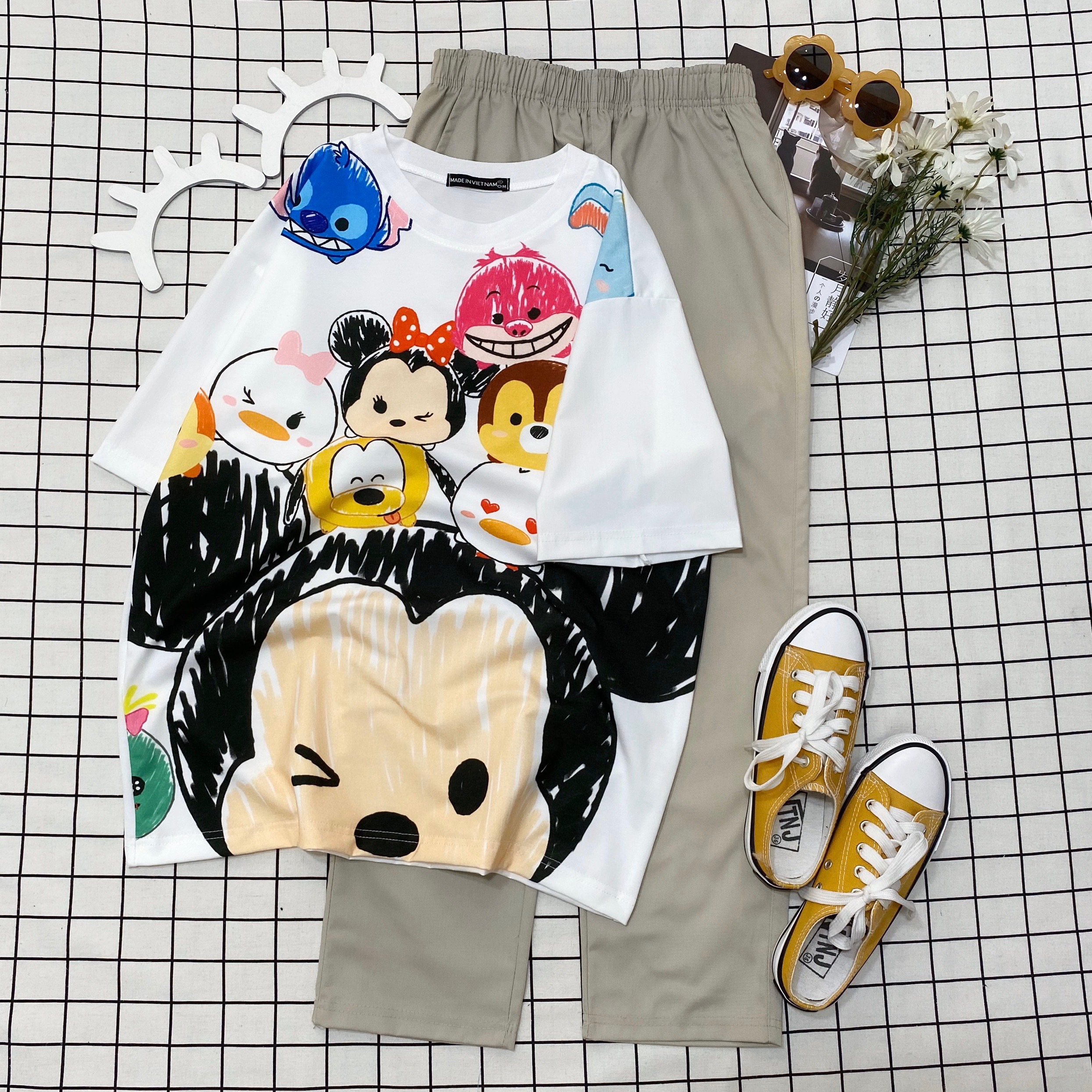 Quần Kaki Trơn Dài Lưng Thun Màu Xám Nhạt Basic Pant Unisex Oversize Ulzzang - MM