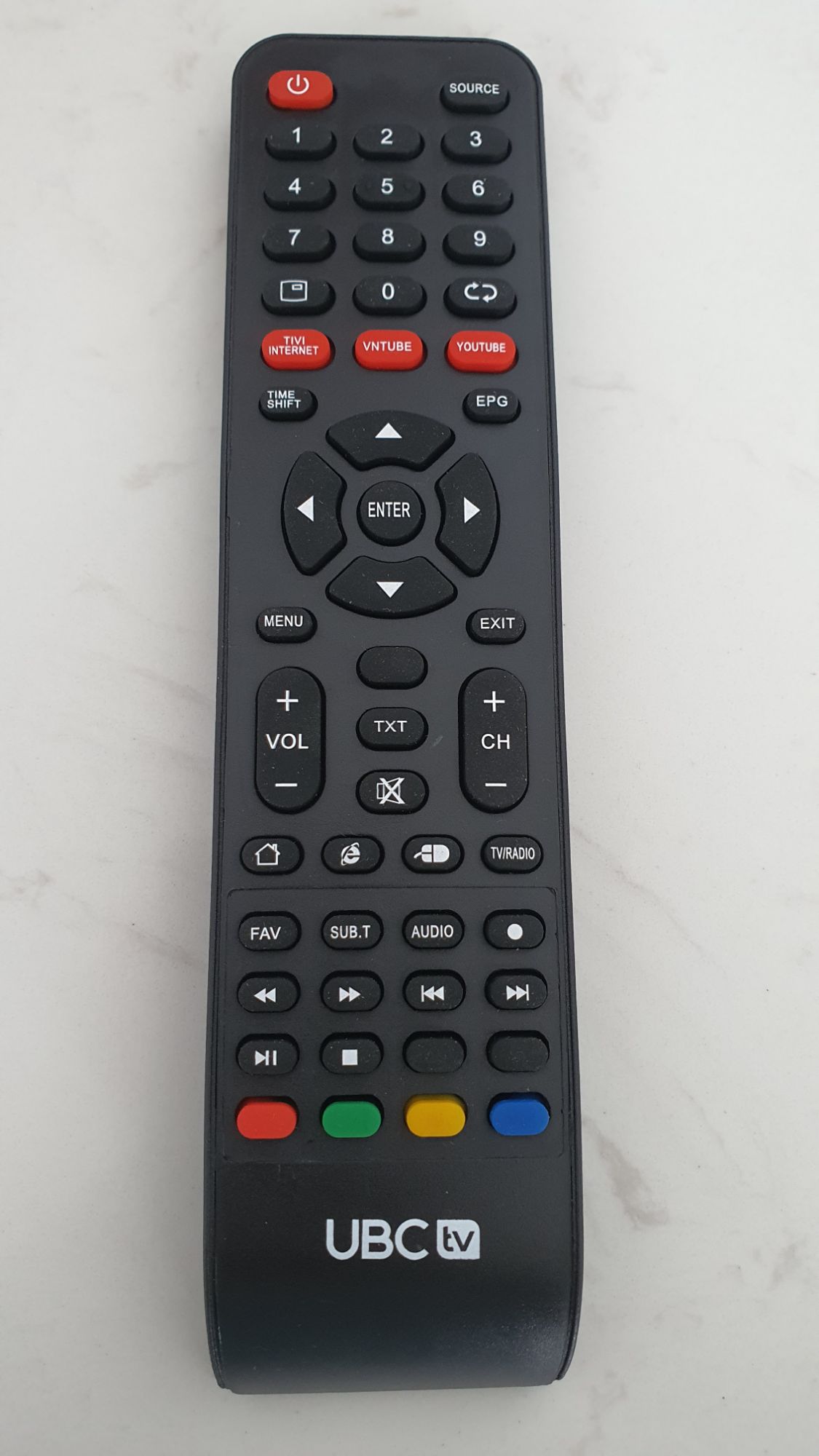 REMOTE ĐIỀU KHIỂN TIVI UBC SMART MẪU 3