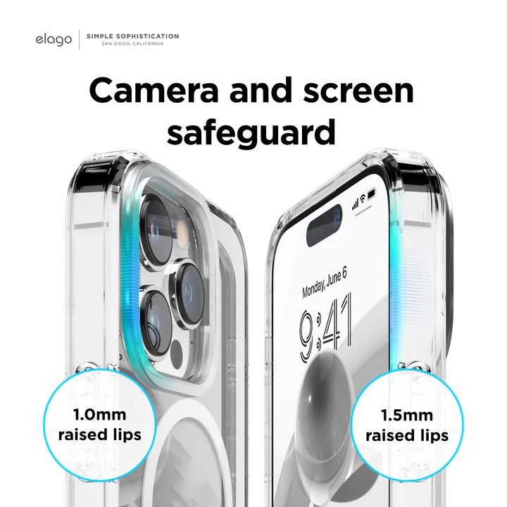 Ốp Lưng Elago Clear Case Hỗ Trợ Từ Tính Dành Cho iPhone 14 PRO MAX