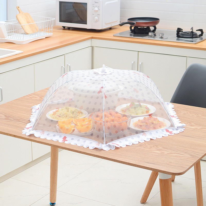 Lồng bàn gấp gọn đậy thức ăn (kèm ảnh thật) LB203