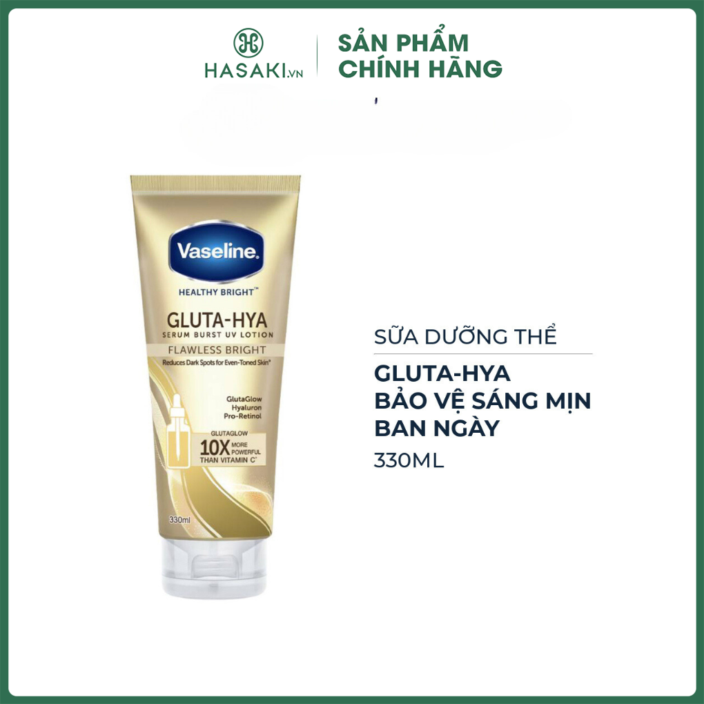 Sữa dưỡng thể vaseline bảo vệ sáng mịn ban ngày 330ml
