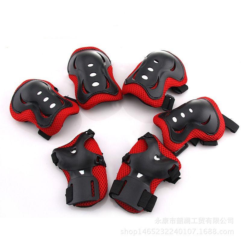Bộ bảo vệ tay chân cho bé chơi thể thao (Đỏ)