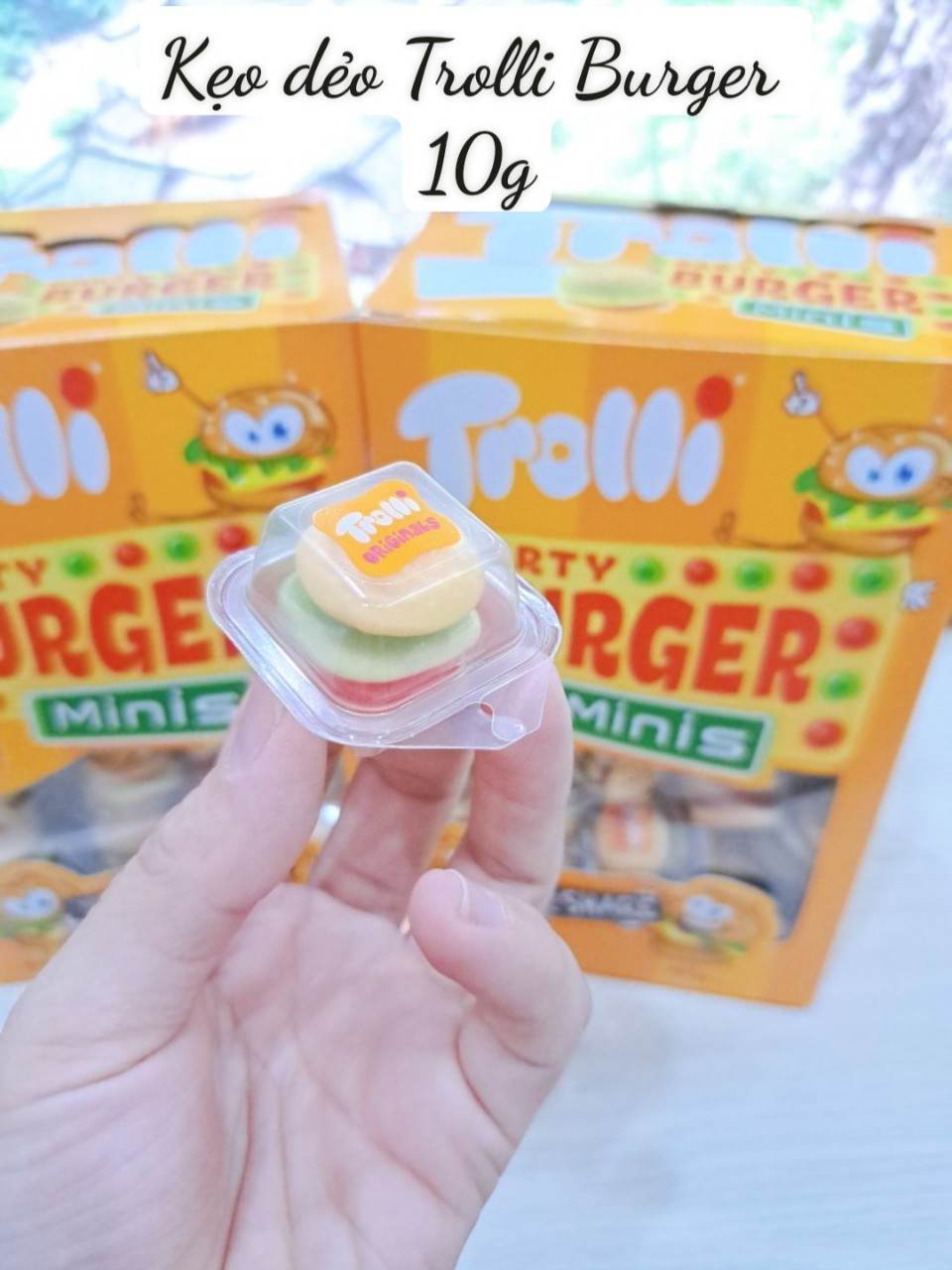 Kẹo dẻo Trolli Party Bugger Minis Đức 10g