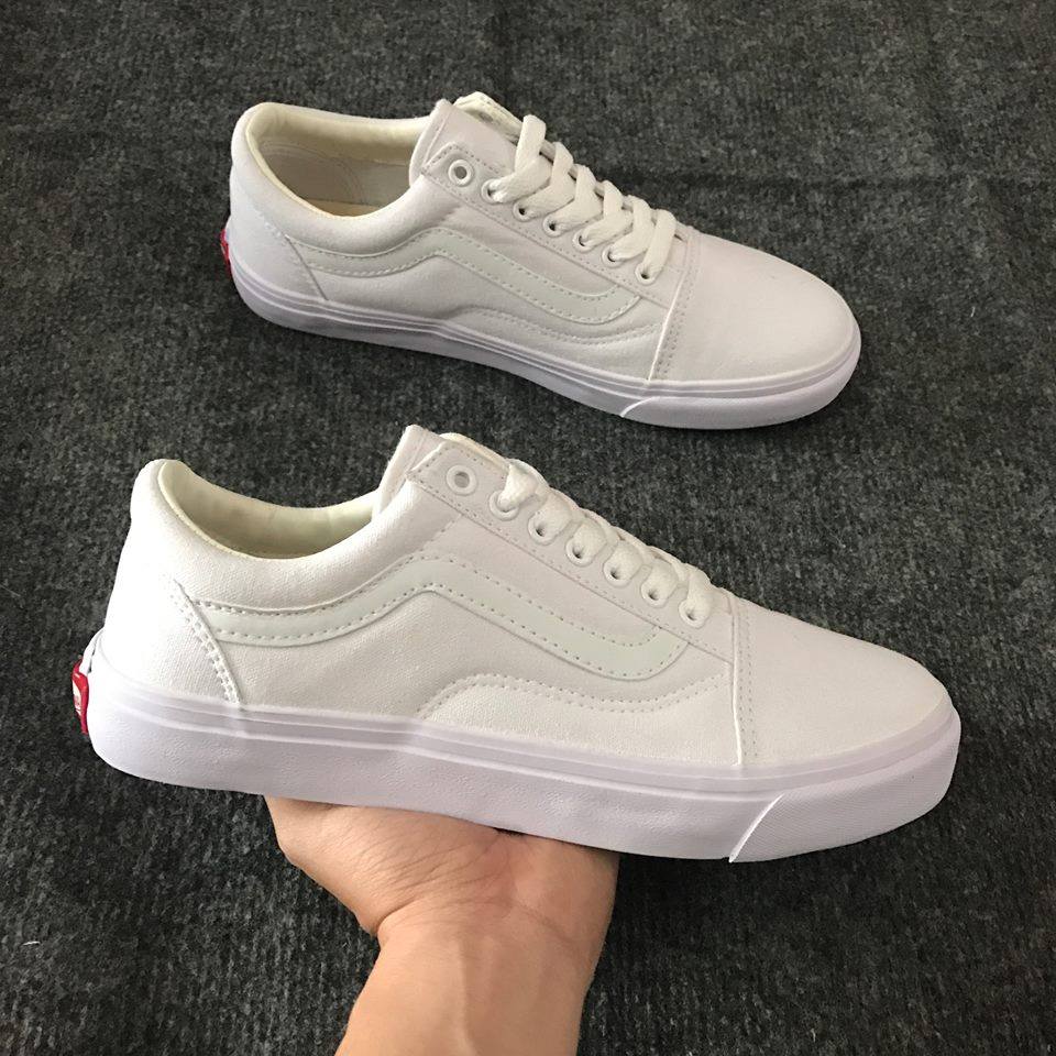 [SALE] Giày Vans Old Skool Màu Trắng