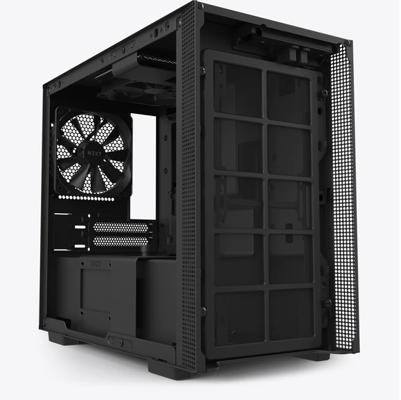 VỎ CASE MÁY TÍNH NZXT H210 MÀU ĐEN SẦN