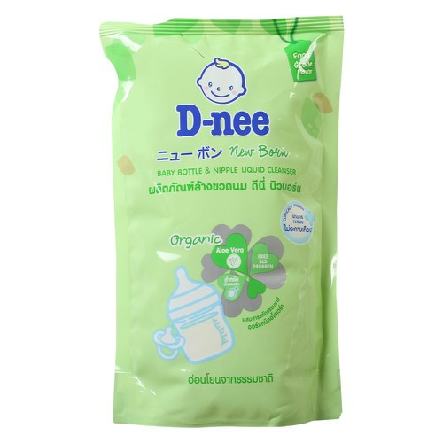 Nước rửa bình - sữa Dnee organic Toàn Cho Sức Khỏe Của Bé 620ml (Thái)