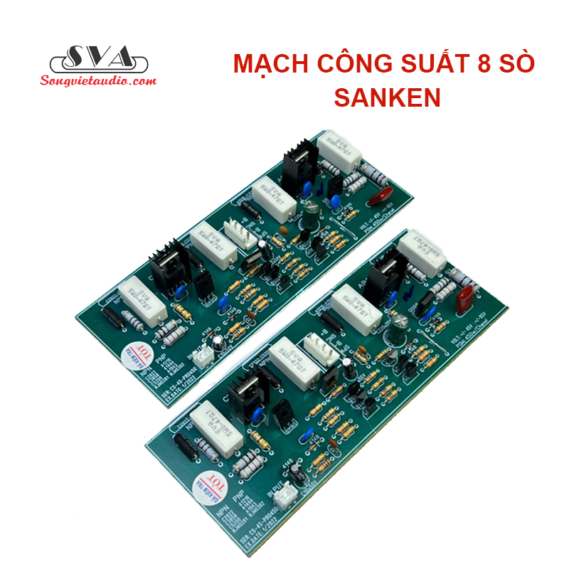 MẠCH CÔNG SUẤT 8 SÒ SANKEN (2 KÊNH) - 1 CẶP
