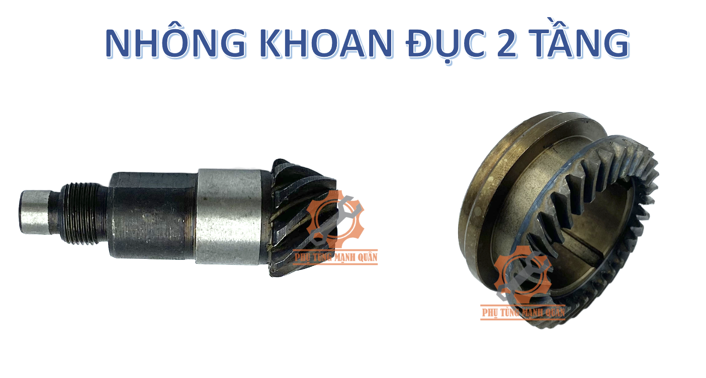 bánh răng/nhông khoan đục 2 tầng