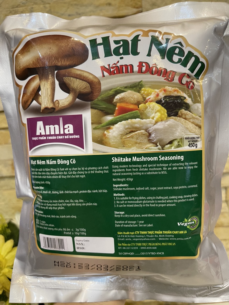 HẠT NÊM CHAY NẤM ĐÔNG CÔ