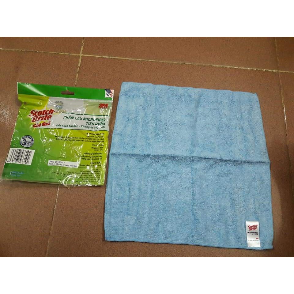 (Set 3 cái ) Khăn lau đa năng Scotch-Brite 3M