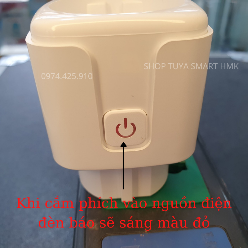 Ổ Cắm Thông Minh Tuya Wifi 16A
