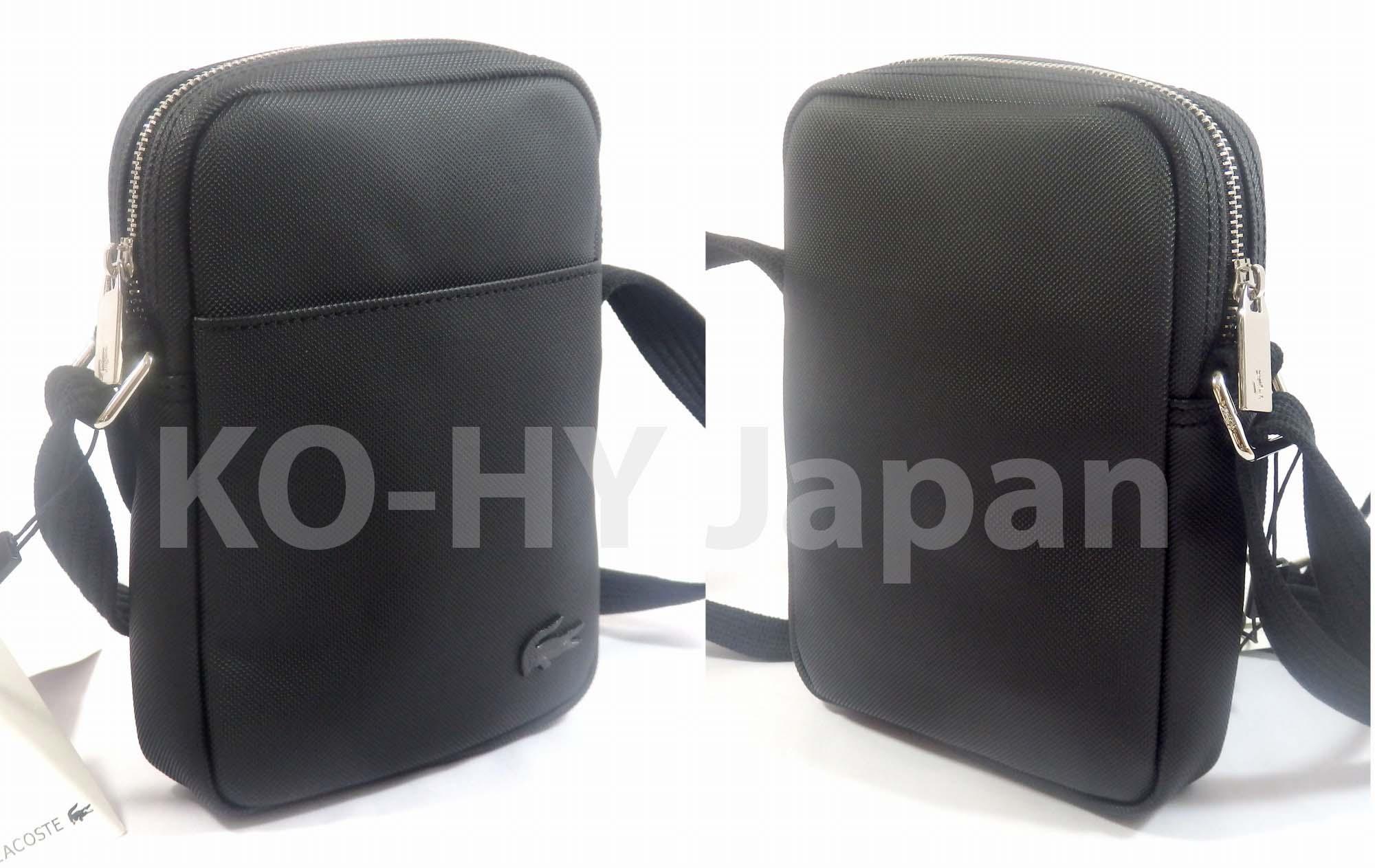 Túi thời trang nam đeo chéo LACOSTE Pochette-black