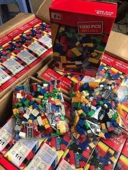 BỘ LEGO XẾP HÌNH 1000 MIẾNG - SIÊU SÁNG TẠo