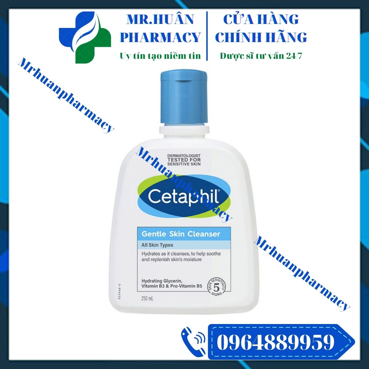Sữa rửa mặt Cetaphil 125ml - Sữa rửa dịu nhẹ