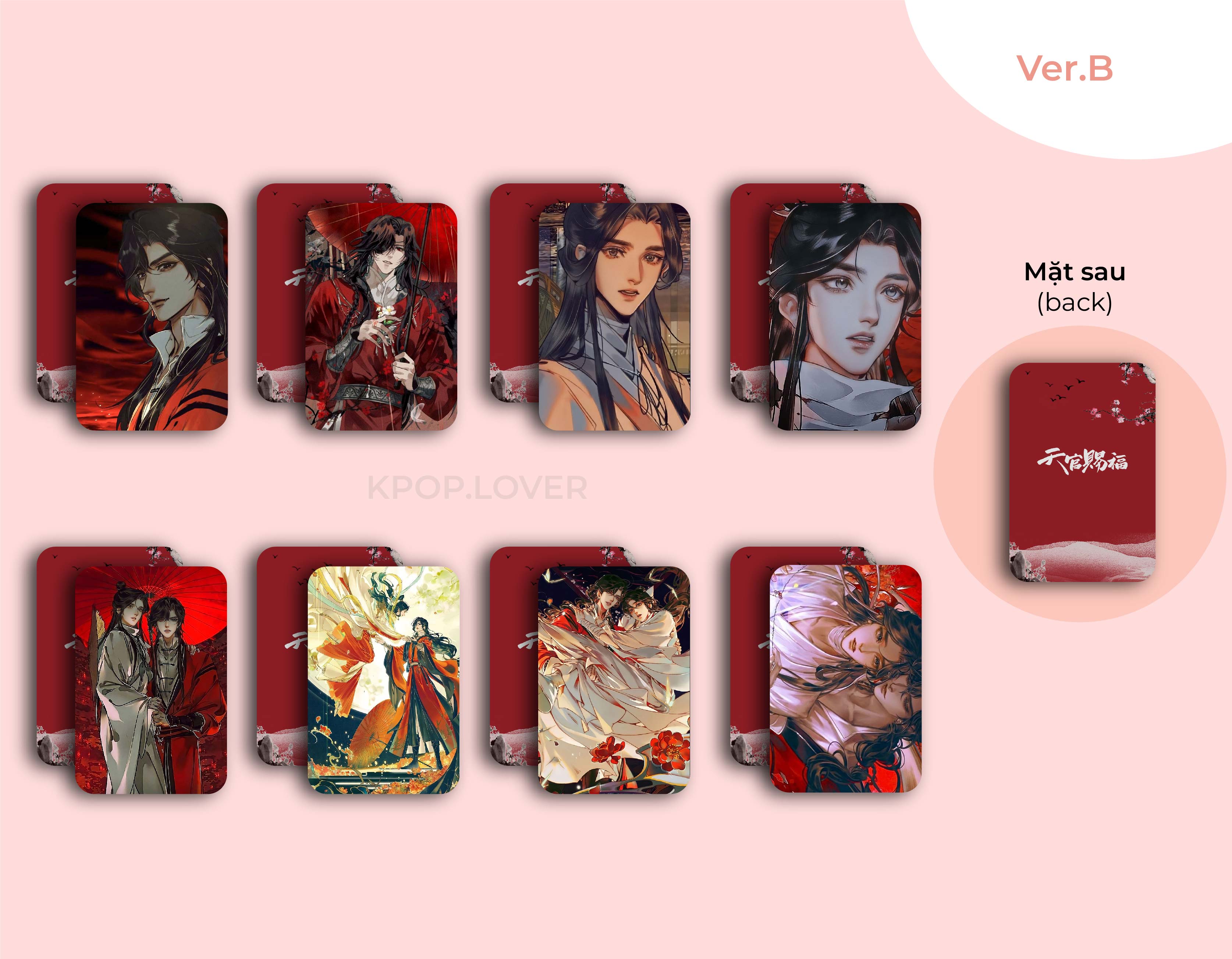SET 8 CARD BO GÓC THIÊN QUAN TỨ PHÚC