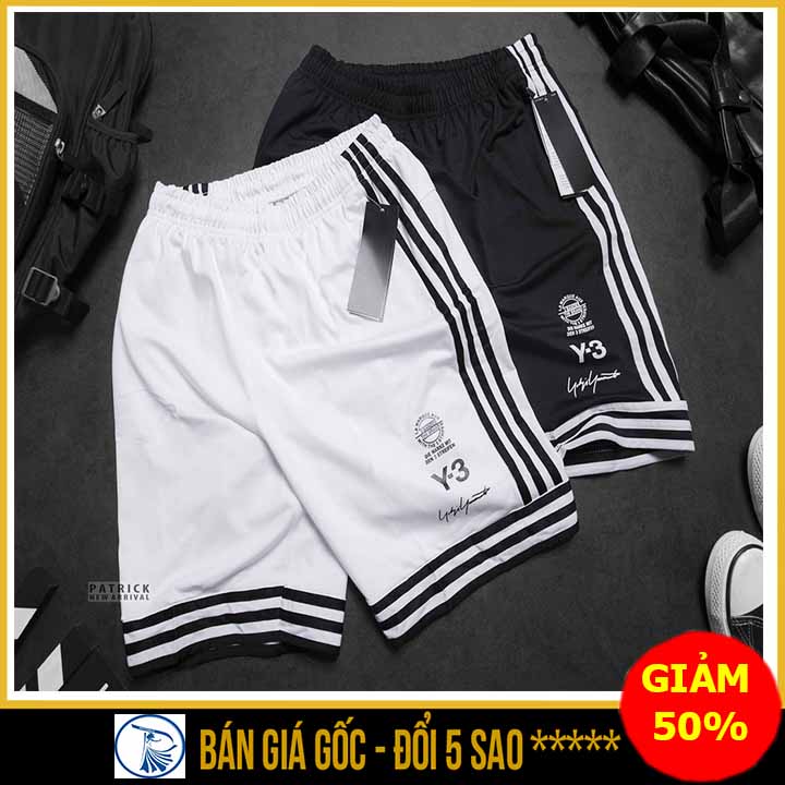 Quần Short Nam - Quần Đùi Thể thể thao y3 Gmo - Quần đùi nam chất vải thun lưới mè mỏng nhẹ mát thấm hút mồ hôi đủ kích cở S0
