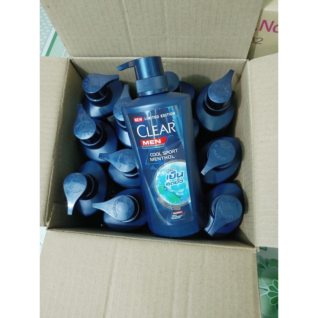 [HCM]Dầu gội Clear Men Thái Lan 450ml Bạc Hà
