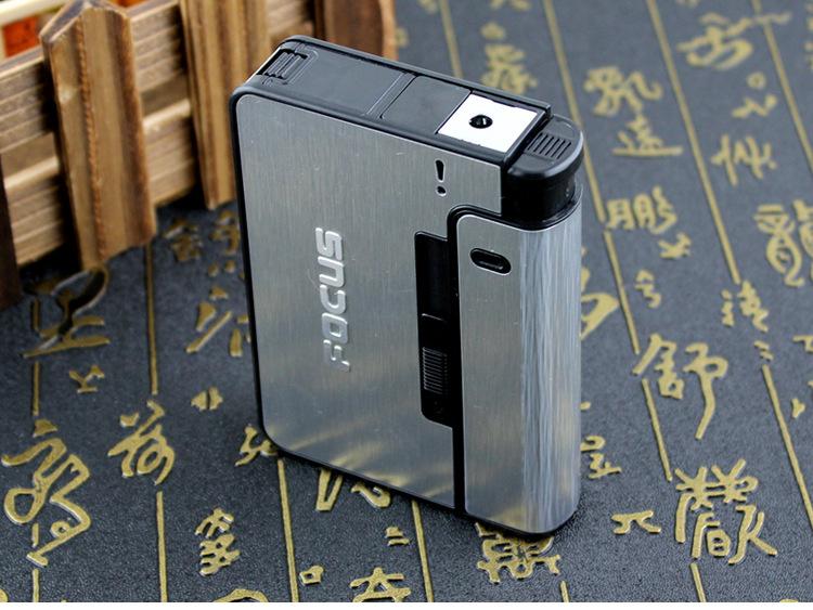 Bật lửa kiêm bao đựng thuốc lá Focus