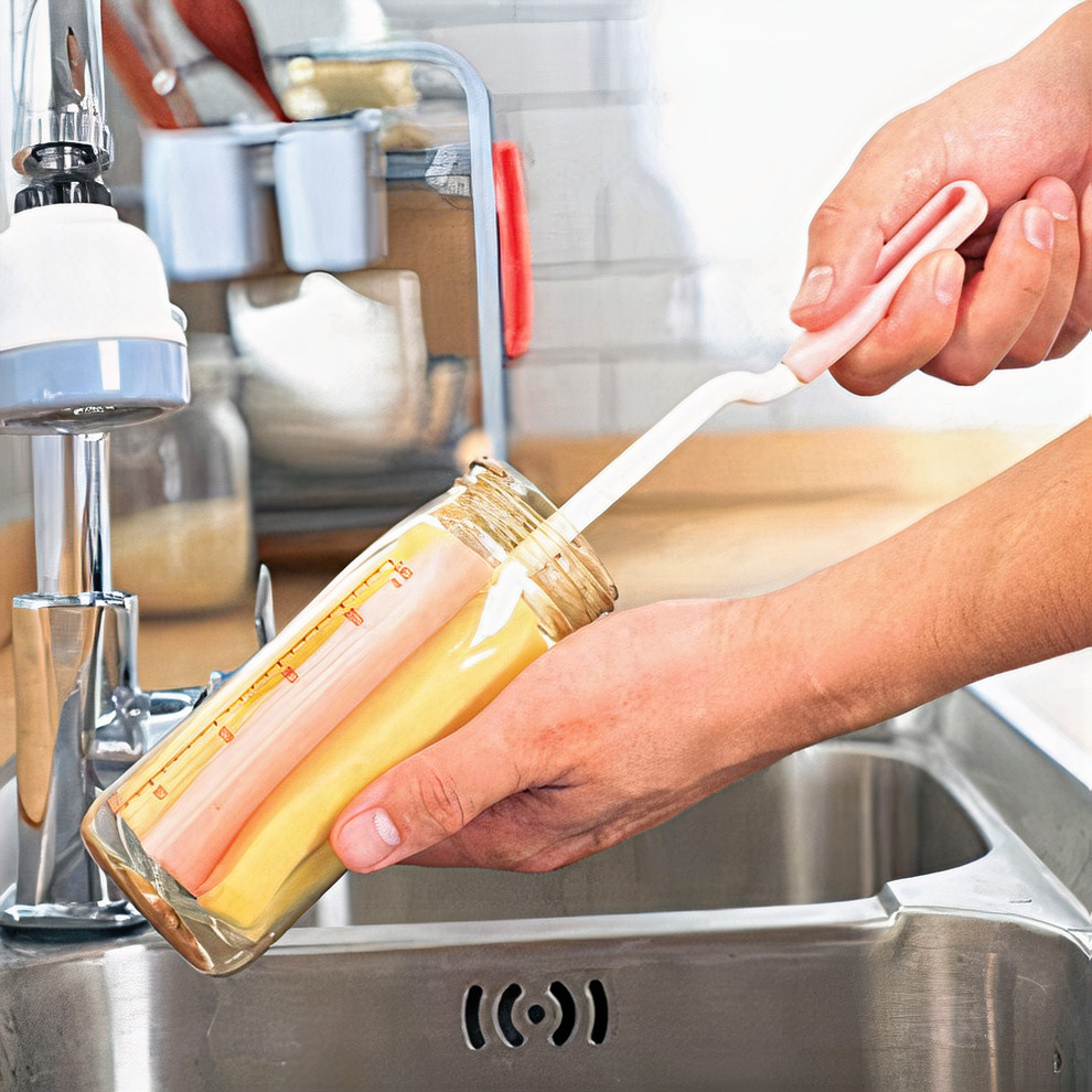 Cọ rửa bình sữa loại mút xốp Nhật Bản
