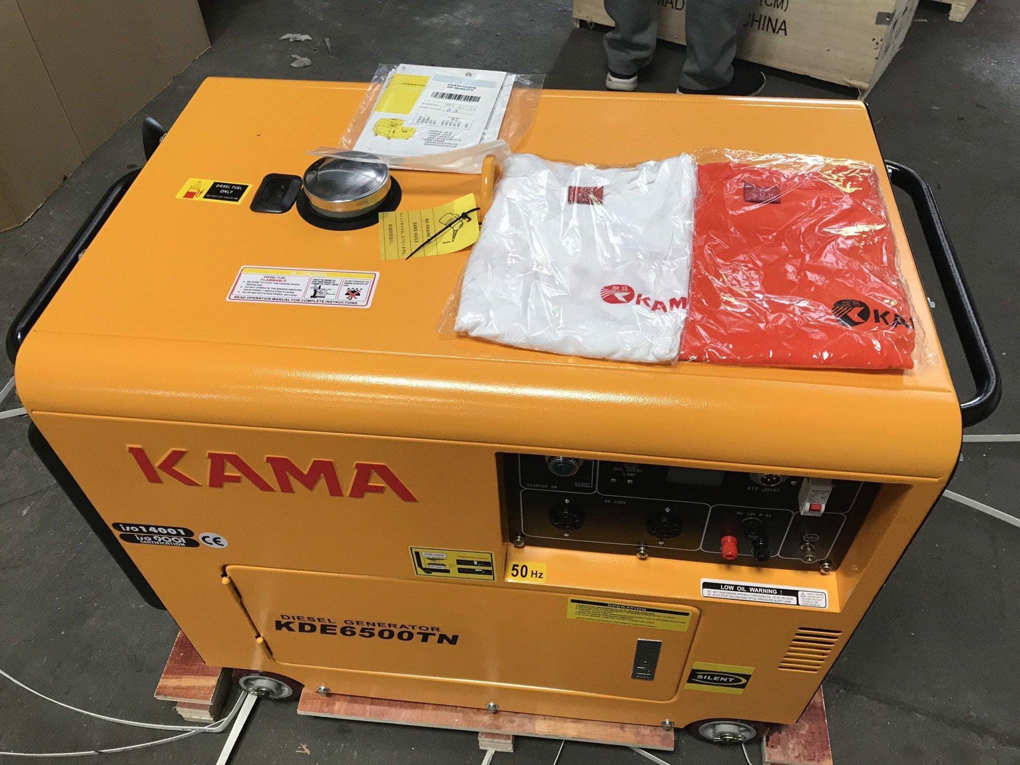 Máy Phát Điện Chạy Dầu 5Kw Kama 6500TN