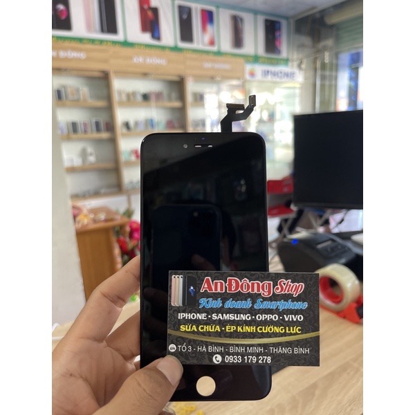 MÀN HÌNH iphone 6splus zin bóc máy,tặng cường lực