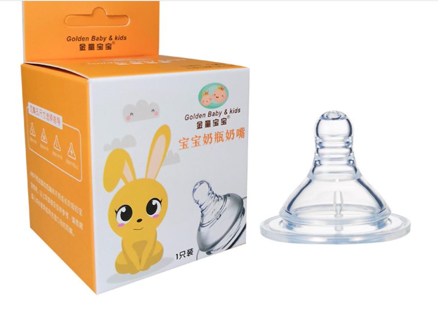 Núm Ty Silicone Thay Cho Bình Sữa Cổ Rộng, Cổ Hẹp/ Thường