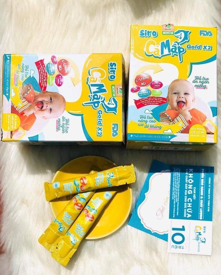 Siro cá mập gold x2 chính hãng