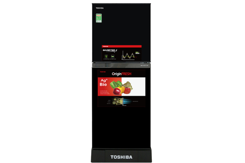 Tủ lạnh Toshiba Inverter 194 lít GR-A25VM (UKG).Tiện ích:Ngăn đông mềm trữ thịt cá không cần rã đông, Ngăn rau quả rộng, Inverter tiết kiệm điện, Ngăn kệ có thể thay đổi linh hoạt