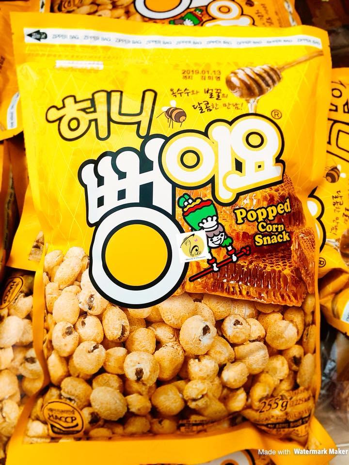 Bắp Rang Tẩm Mật Ong - Phô Mai Hàn Quốc 255g