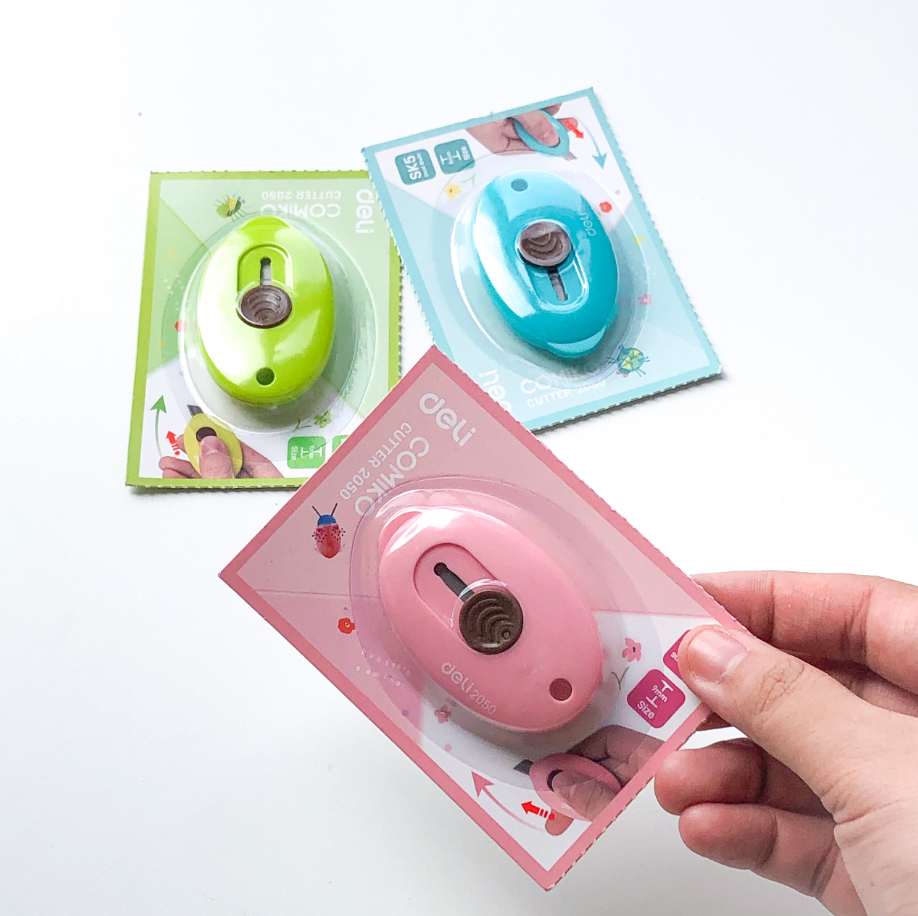Dao Rọc Giấy Mini Dễ Thương Nhỏ Gọn Deli - E2050 - Hidari