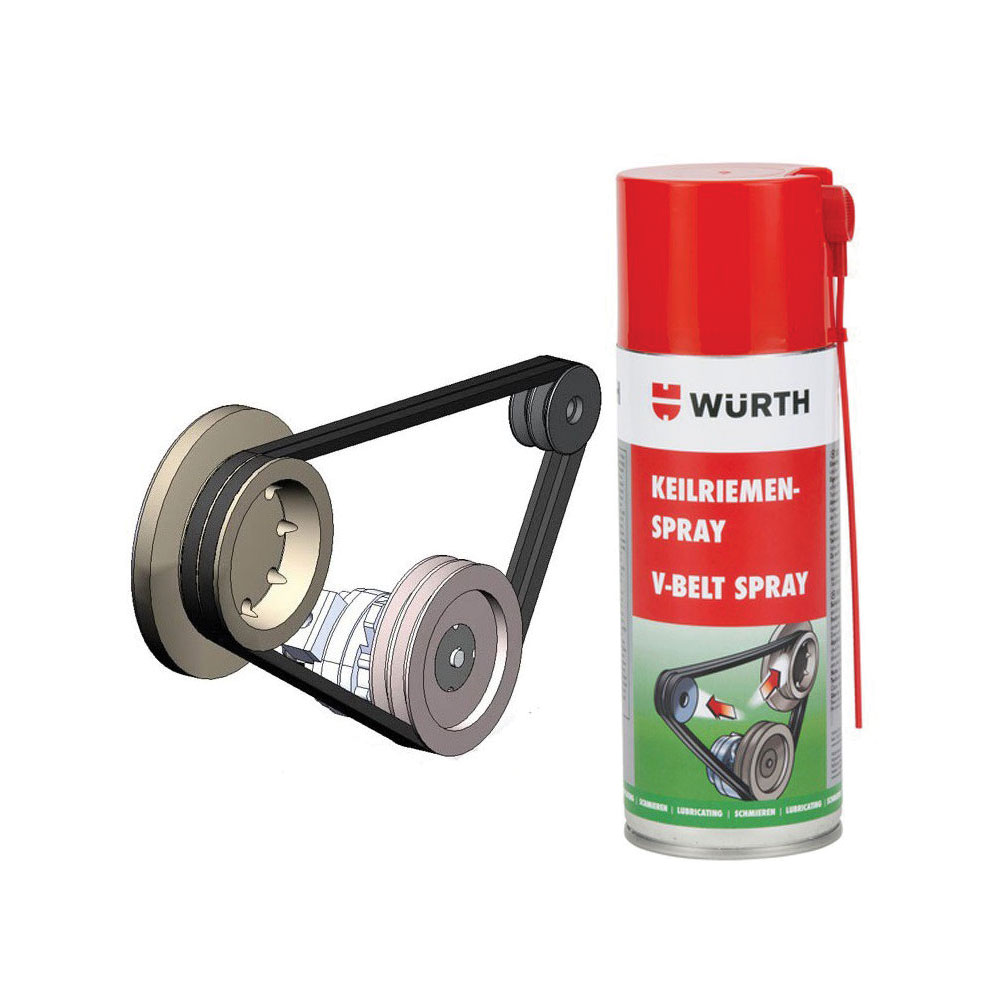 Chai xịt bảo dưỡng dây curoa v-belt spray wurth 0893230 - hàng chính hãng | hibu3