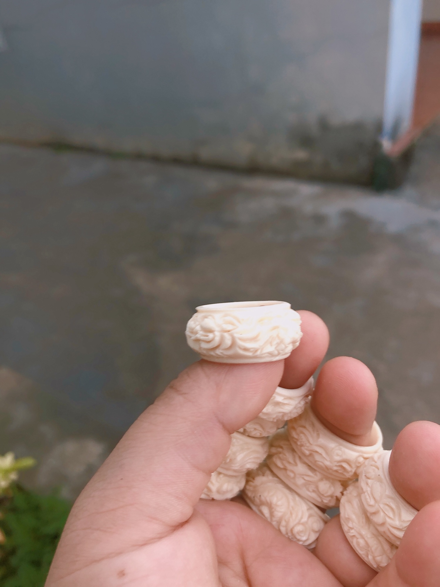 Nhẫn mỹ nghệ trạm khắc rồng tinh xảo