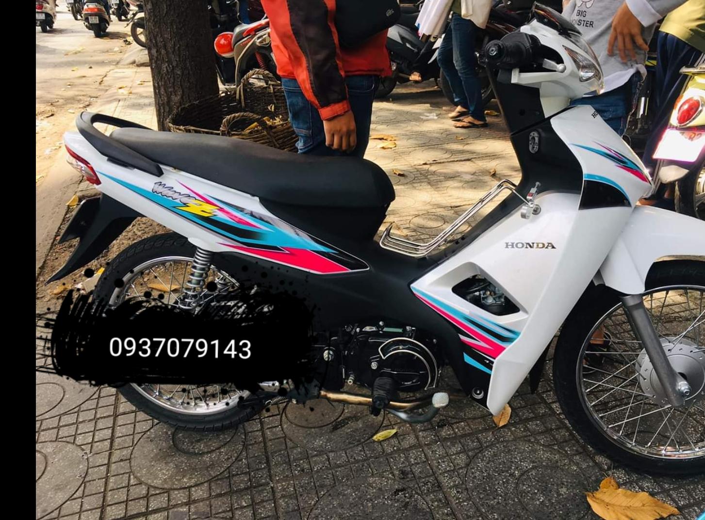 Tem rời wave chữ Z 2017 dán xe trắng