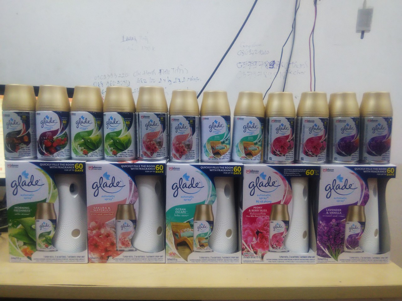 Bộ xịt phòng tự động Glade Thái Lan