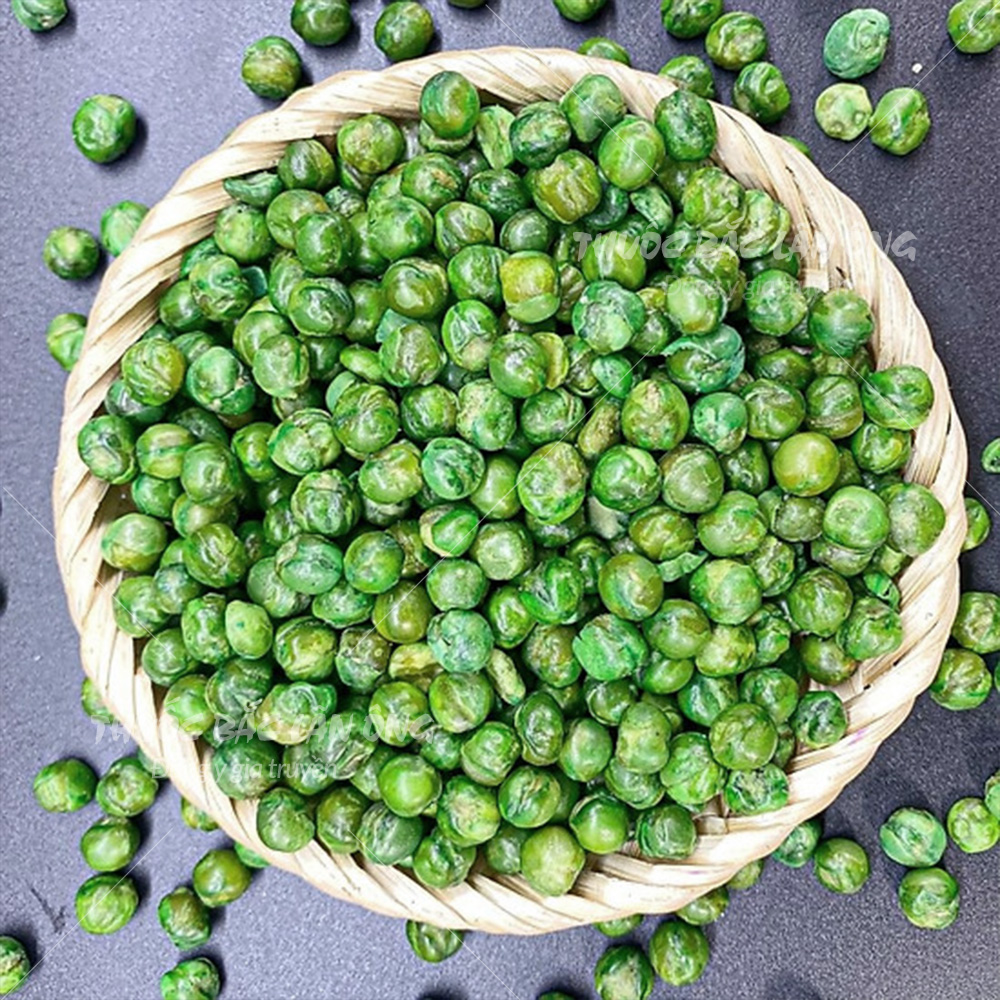 Đậu Hà Lan Rang Muối 500g (Đồ ăn vặt thơm, ngon, giòn tan)